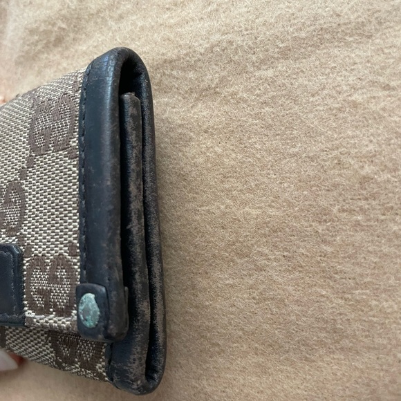 Gucci Brown and Black Key & Card Holder - Picture 4 of 5